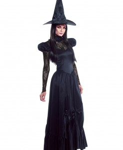 Women's Plus Size Emerald Witch Costume