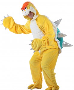 Adult Yellow Dinosaur w/ Green Shell Costume