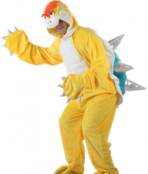 Adult Yellow Dinosaur w/ Green Shell Costume