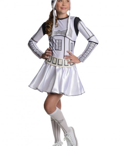 Storm Trooper Tween Dress Costume