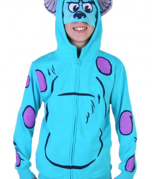 Kids Monsters University Sulley Costume Hoodie