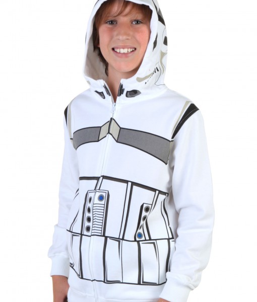 Kids Star Wars Stormtrooper Costume Hoodie