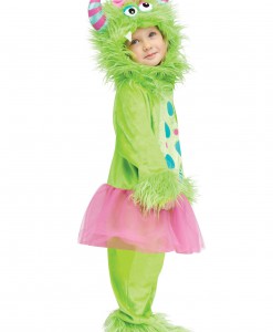 Toddler Terror in a Tutu Green Costume