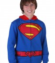 Kids Superman Logo Costume Hoodie