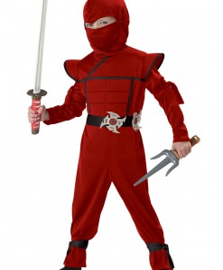 Toddler Red Stealth Ninja Costume