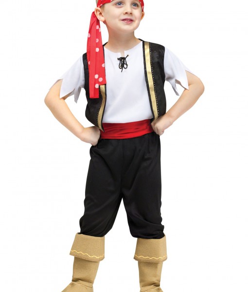 Toddler Ship Ahoy Pirate Costume