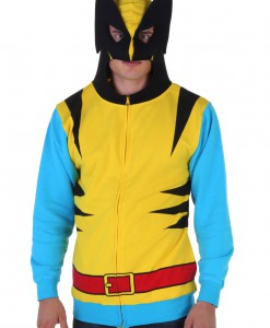 Marvel Wolverine Mens Yellow Suit Up Hoodie