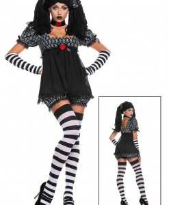 Exclusive Sexy Gothic Rag Doll Costume
