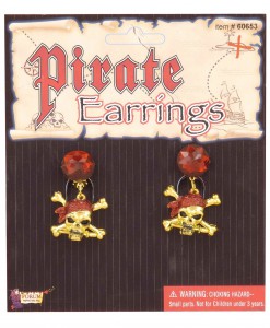Glitter Pirate Earrings