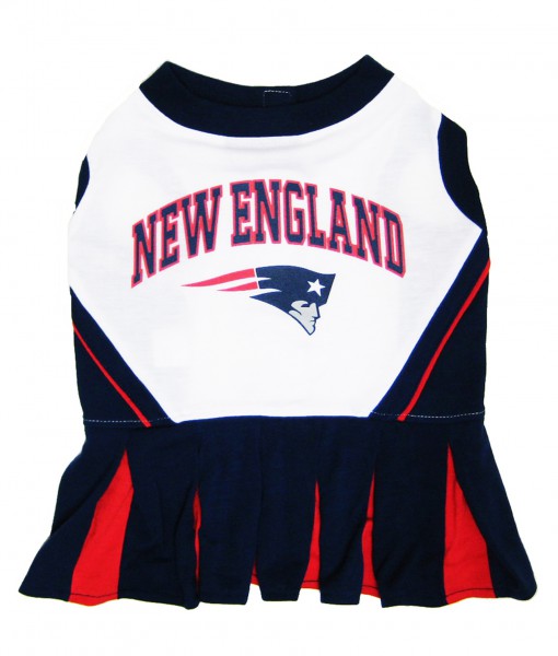 New England Patriots Dog Cheerleader Outfit