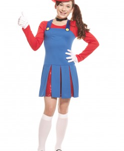 Teen Super Maria Costume