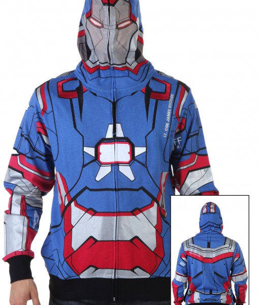 Patriot I Am Marvel Iron Man 3 Costume Hoodie