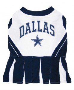 Dallas Cowboys Dog Cheerleader Outfit
