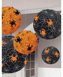 Spider Web Printed Lantern