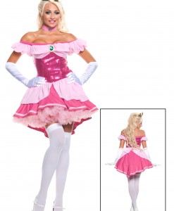 Plus Exclusive Sexy Sequin Pink Princess Costume
