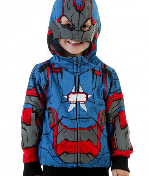 Toddler Iron Patriot Costume Hoodie