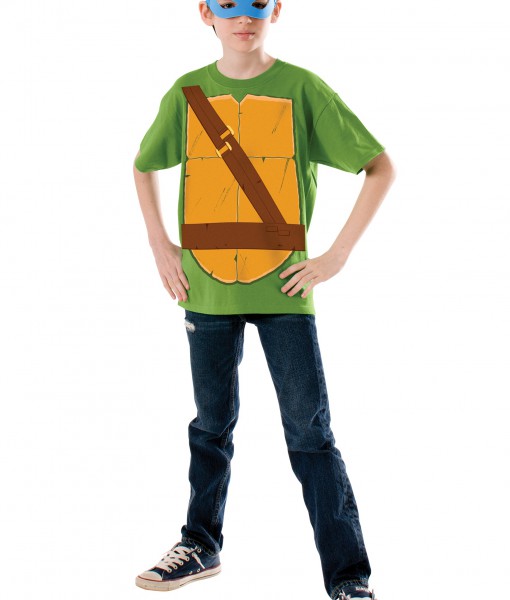 Child TMNT Leonardo Costume Top