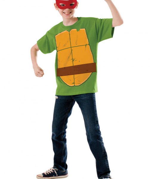 Child TMNT Raphael Costume Top