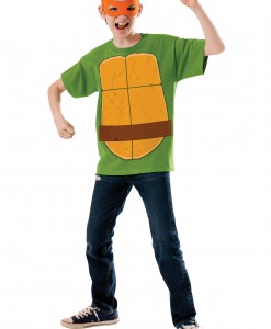 Child TMNT Michelangelo Costume Top
