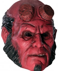 3/4 Latex Hellboy Mask