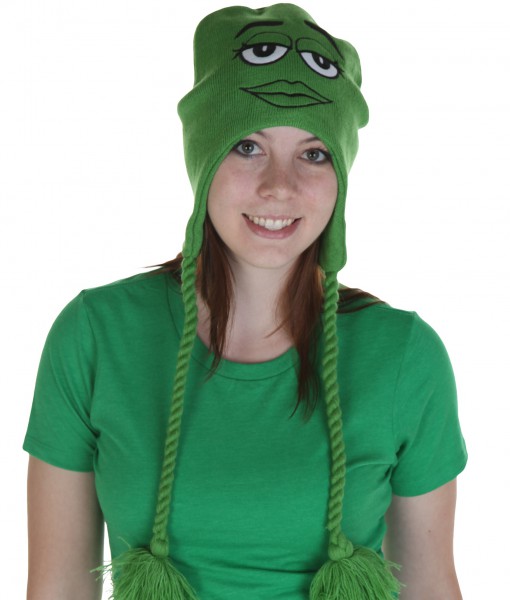 M&M's Big Face Green Laplander Hat