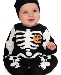 Infant Black Skeleton Costume