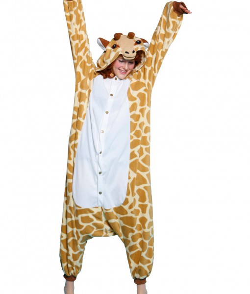 Adult Giraffe Pajama Costume
