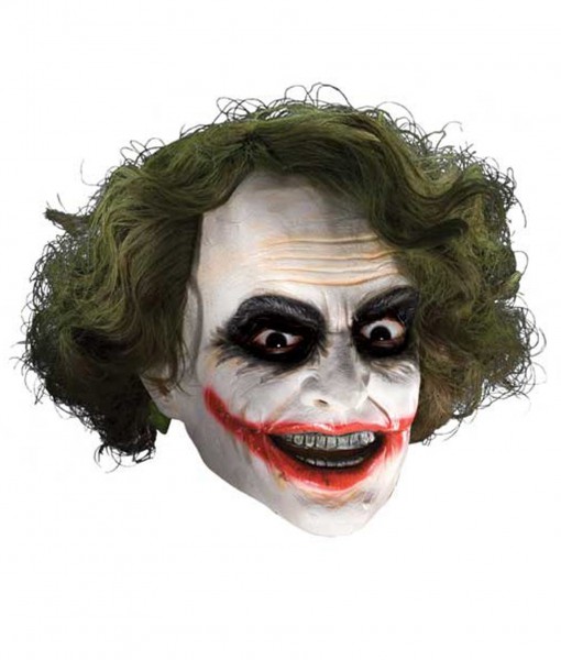 Adult Deluxe Joker Mask with Hair