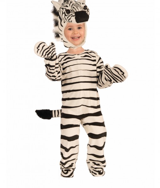 Child Plush Zebra Costume