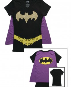 Womens Batgirl Cape T-Shirt