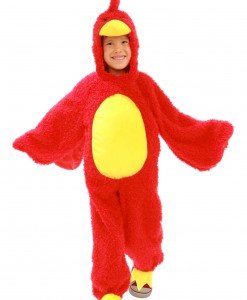 Child Red Grumpy Bird Costume