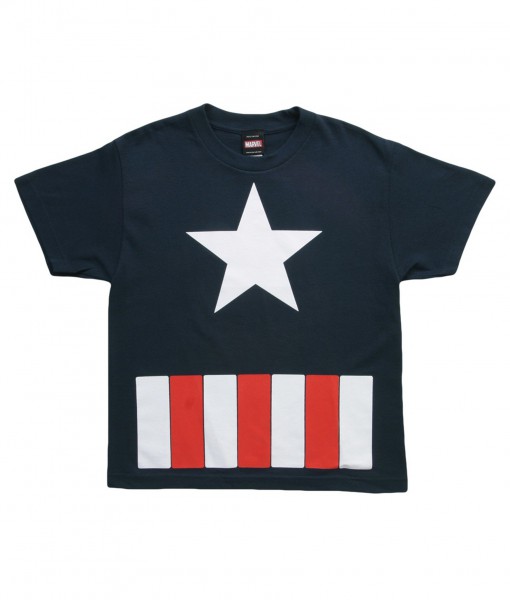 Boys Captain America The Great Star TShirt