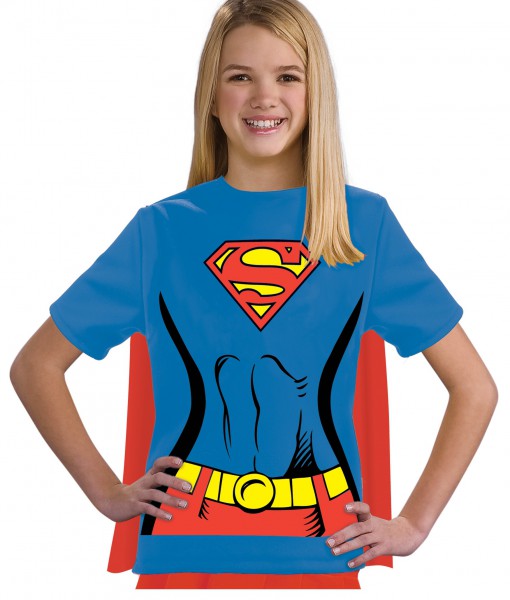 Child Supergirl T-Shirt Costume