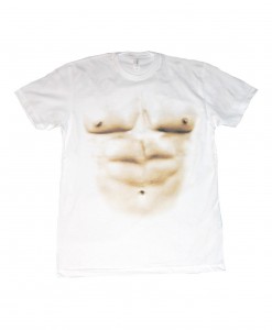 Realistic Muscle Chest Costume T-Shirt