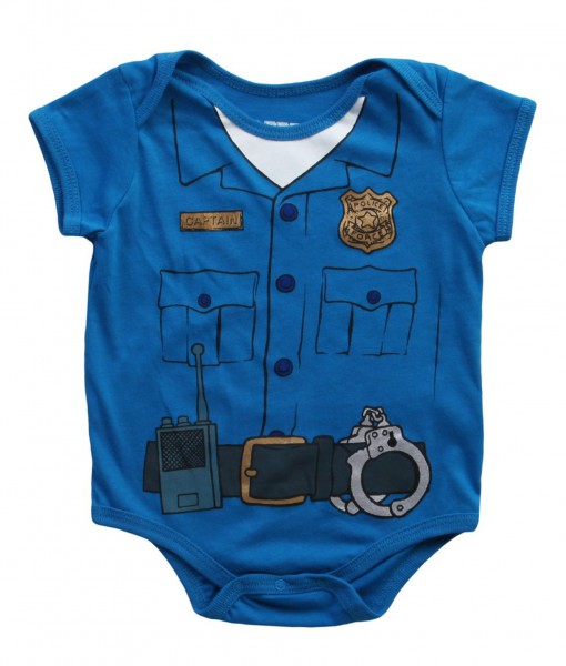 Toddler Cop Uniform Onesie T-Shirt