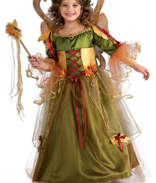 Girls Forest Fairy Queen Costume