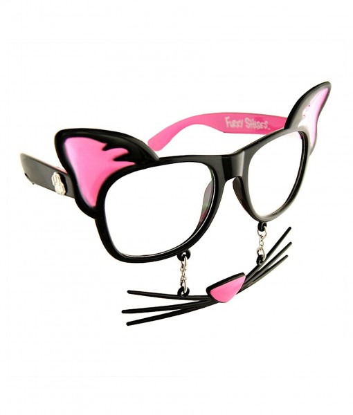 Cat 'Stache Glasses
