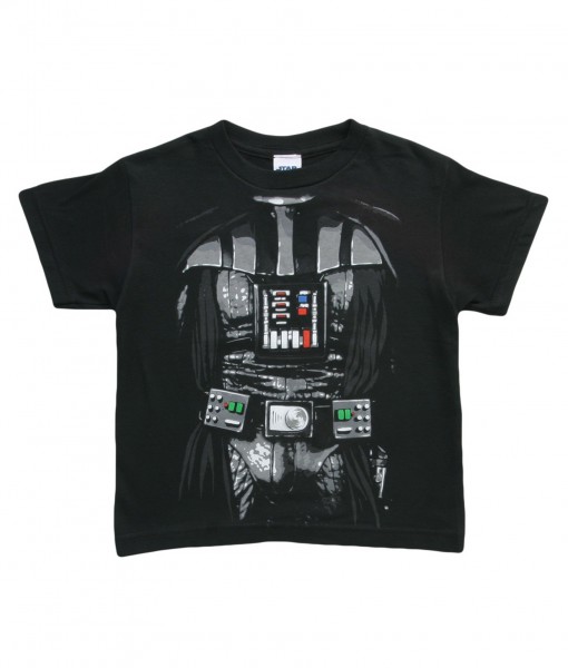 Kids Dark Star Wars Darth Vader Costume T-Shirt