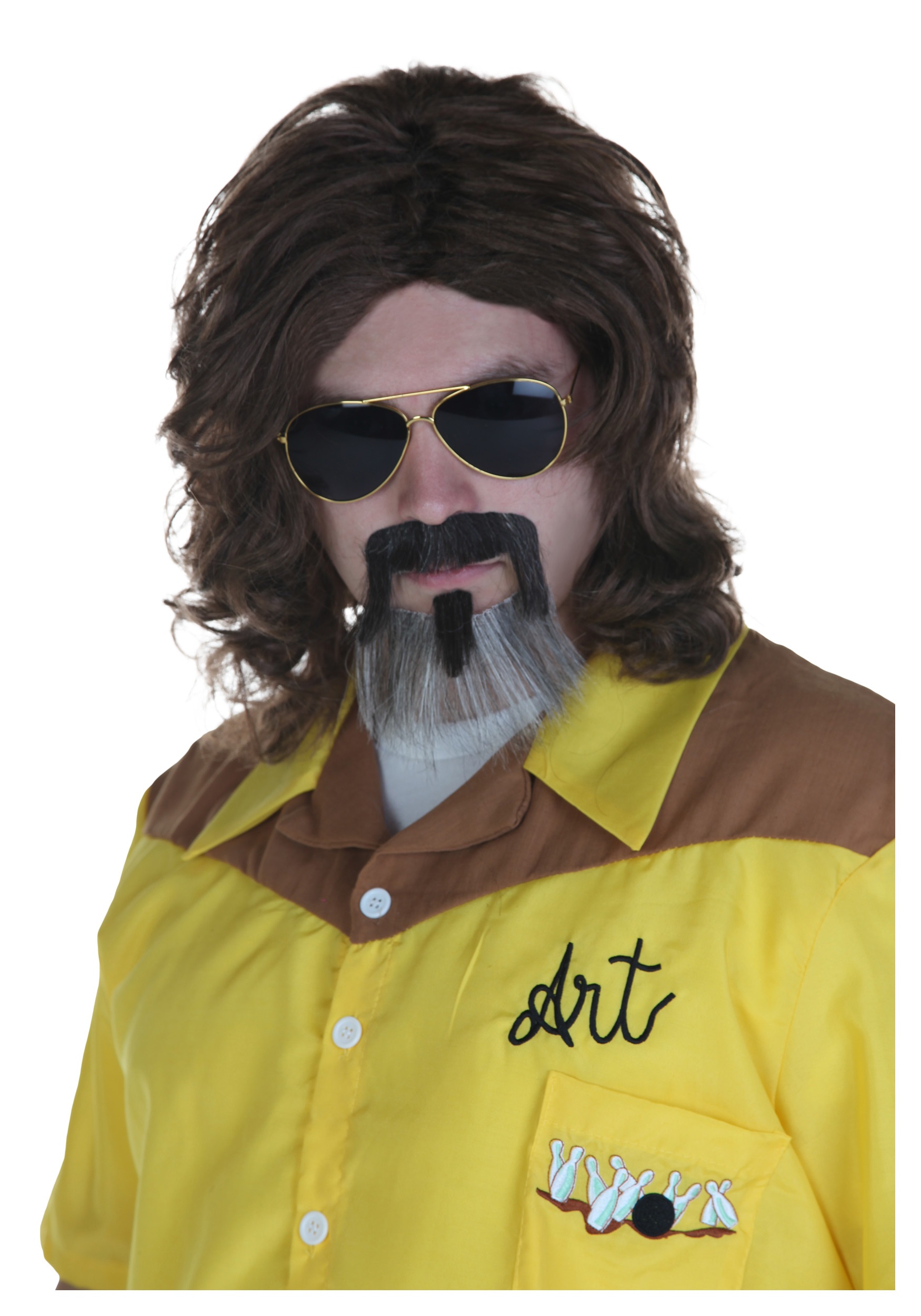 Big Lebowski The Dude Wig and Beard - Halloween Costume Ideas 2024