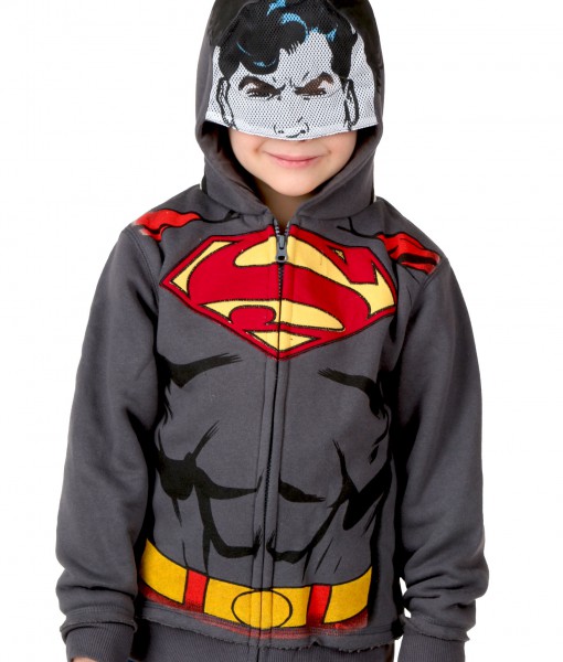 Kids Superman Costume Hoodie