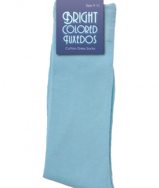 Baby Blue Dress Socks