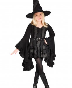 Girls Black Witch Costume