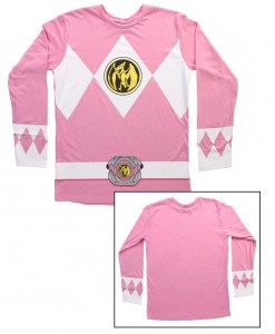 Pink Power Rangers Long Sleeve Costume Shirt