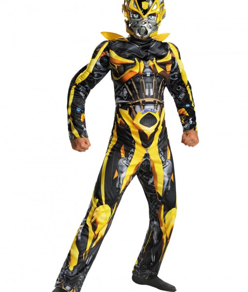 Child Bumblebee Classic Muscle Movie Costume
