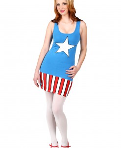 Womens I Am Captain America Tunic Tank
