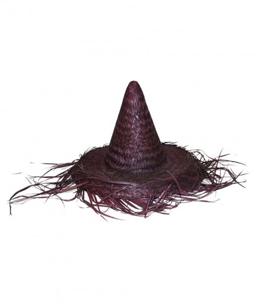 Adult Scarecrow Straw Hat