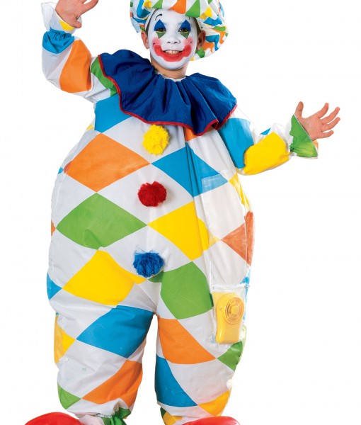 Child Inflatable Clown Costume