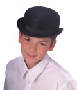 Child Black Bowler Hat