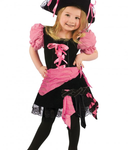 Toddler Pink Punk Pirate Costume