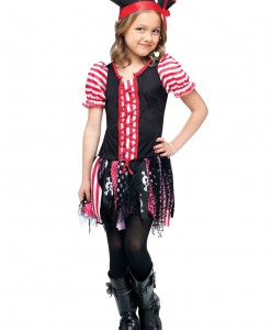 Girls Stowaway Sweetie Pirate Costume